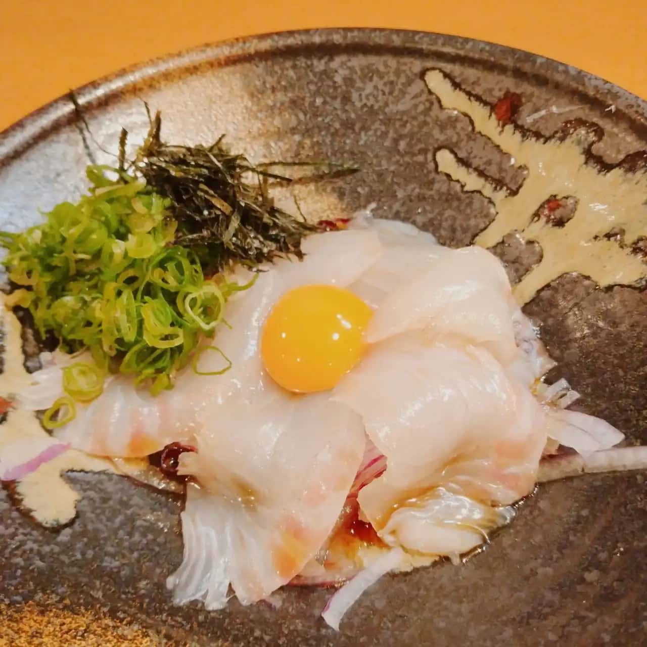 鯛ユッケ